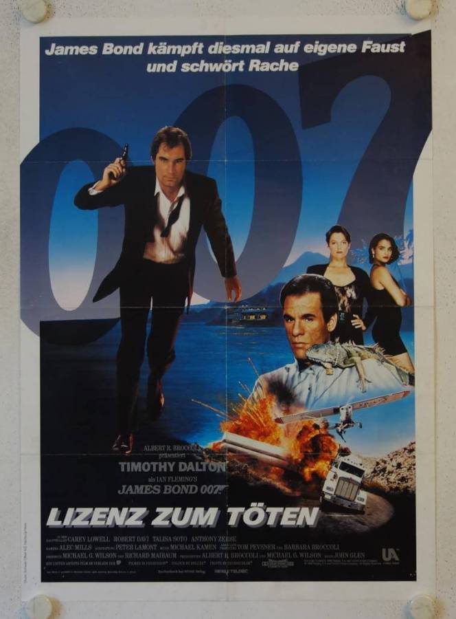 Licence to Kill original release german movie poster